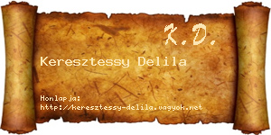 Keresztessy Delila névjegykártya